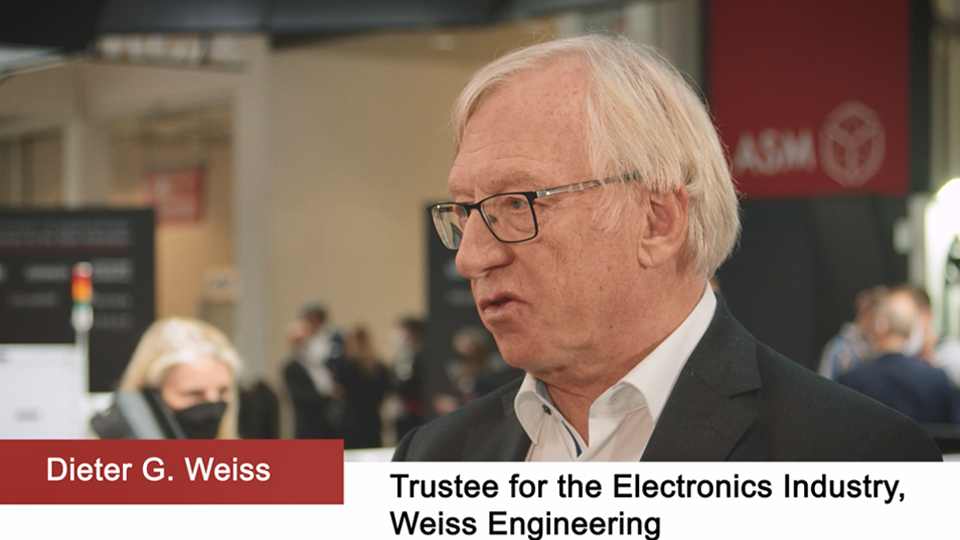 Interview with Dieter G. Weiss, a Trustee for the Electronics Industry