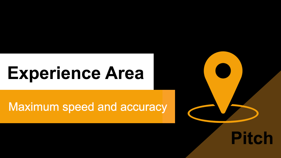 Maximum speed and accuracy (Pitch)