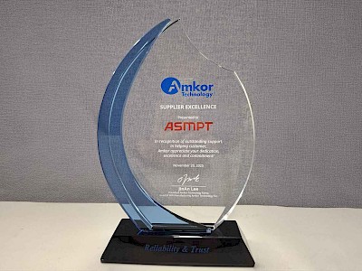 ASMPT mit Amkor Supplier Excellence Award 2025 geehrt